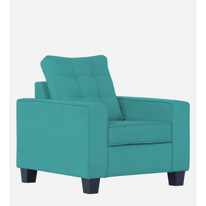 Adorn India Raptor 1 Seater Sofa (Aqua Blue)