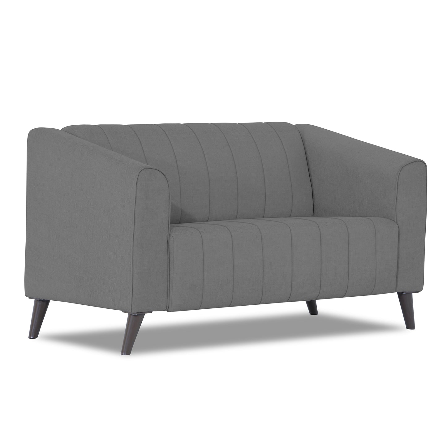 Adorn India Premium Laurel 2 Seater Sofa (Grey) (3 Year Warranty)