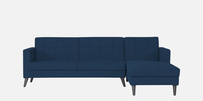 Adorn India Chilly L Shape 6 Seater Sofa Set RHS (Blue) (3 Year Warranty)