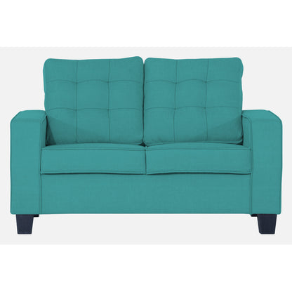 Adorn India Raptor 2 Seater Sofa (Aqua Blue)