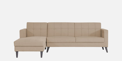 Adorn India Chilly L Shape 6 Seater Sofa Set LHS (Beige) (3 Year Warranty)