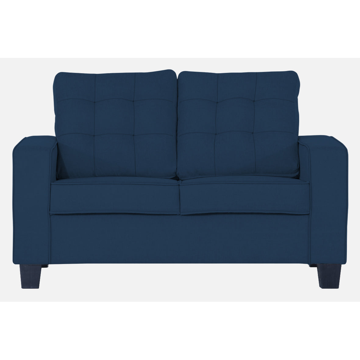 Adorn India Raptor 2 Seater Sofa (Blue)