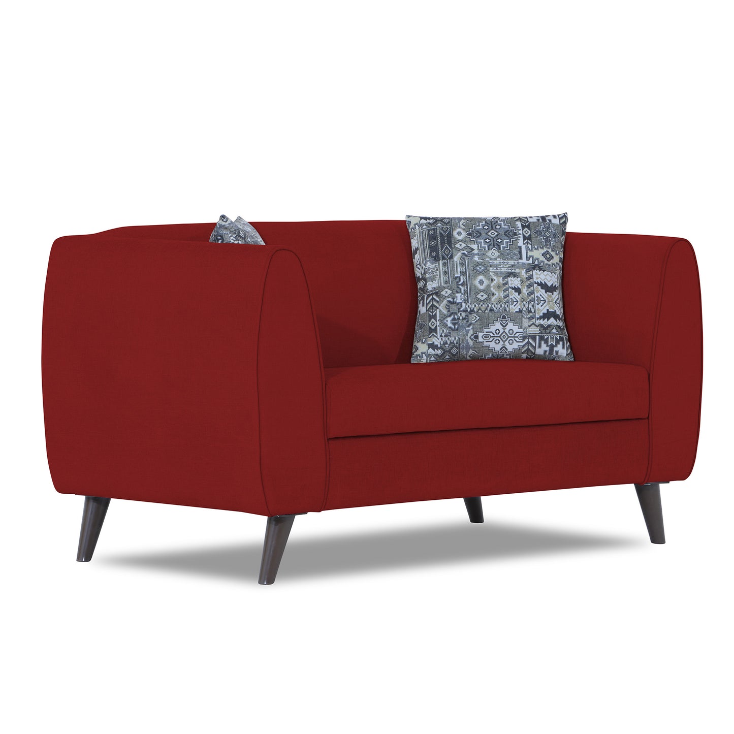 Adorn India Mason 2 Seater Sofa (Aqua Blue)