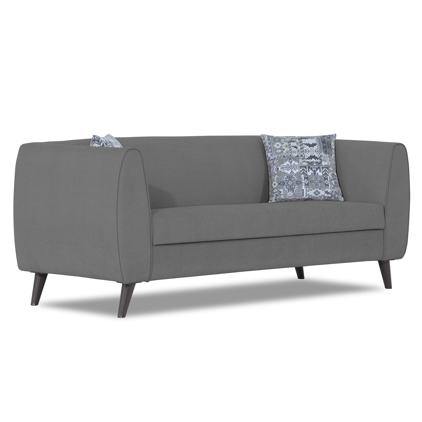 Adorn India Mason 3 Seater Sofa (Aqua Blue)