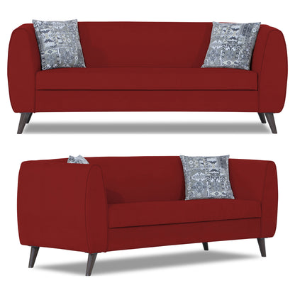 Adorn India Mason 3+2 5 Seater Sofa Set (Aqua Blue)