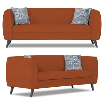 Adorn India Mason 3+2 5 Seater Sofa Set (Aqua Blue)