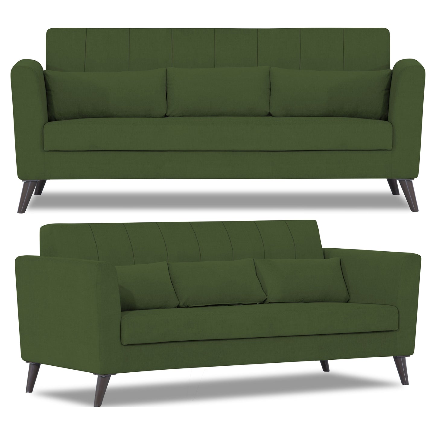 Adorn India Daniel 3+1+1 5 Seater Sofa Set