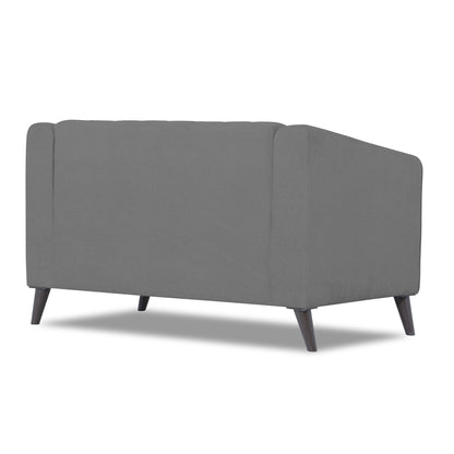 Adorn India Premium Laurel 2 Seater Sofa (Grey) (3 Year Warranty)