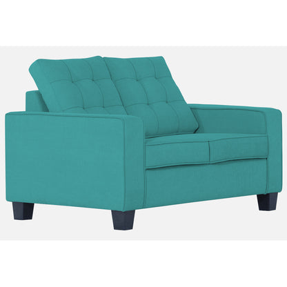 Adorn India Raptor 2 Seater Sofa (Aqua Blue)