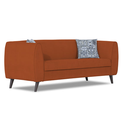 Adorn India Mason 3 Seater Sofa (Aqua Blue)