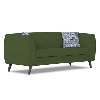 Adorn India Mason 3 Seater Sofa (Aqua Blue)