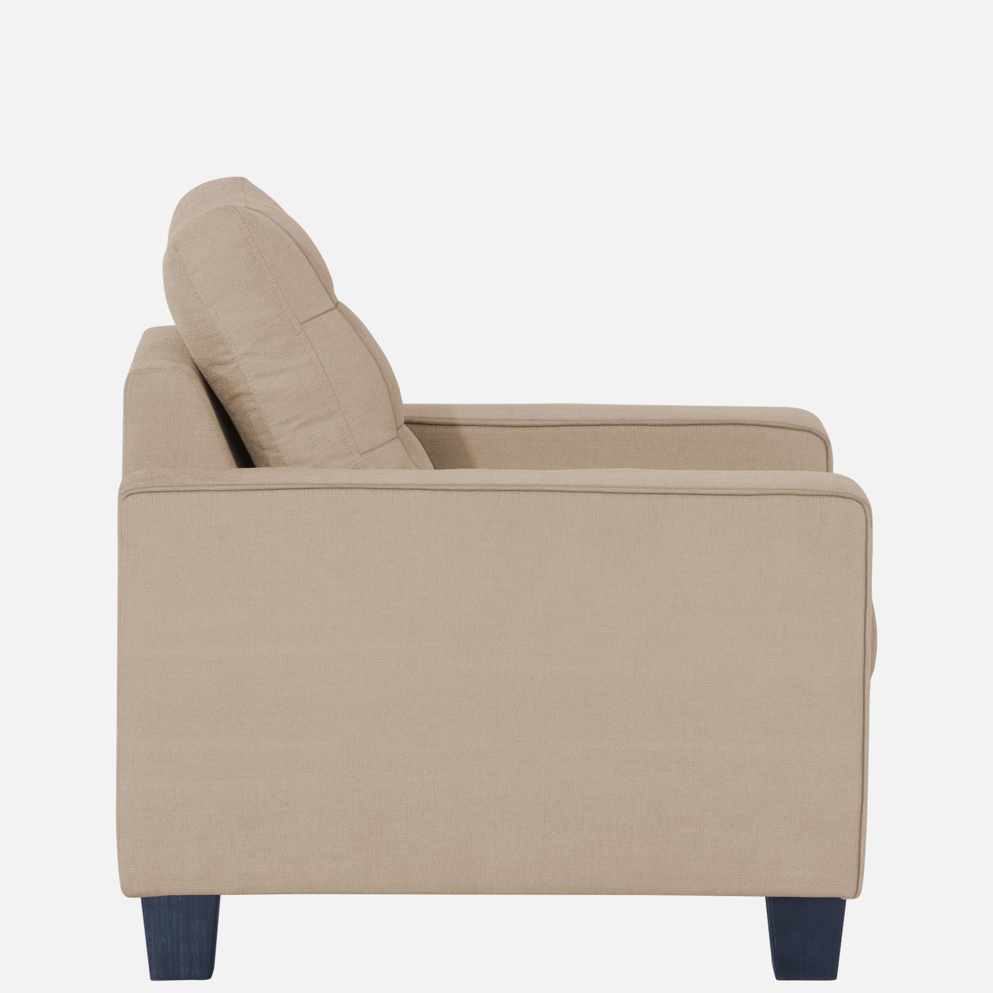 Adorn India Raptor 1 Seater Sofa (Beige)