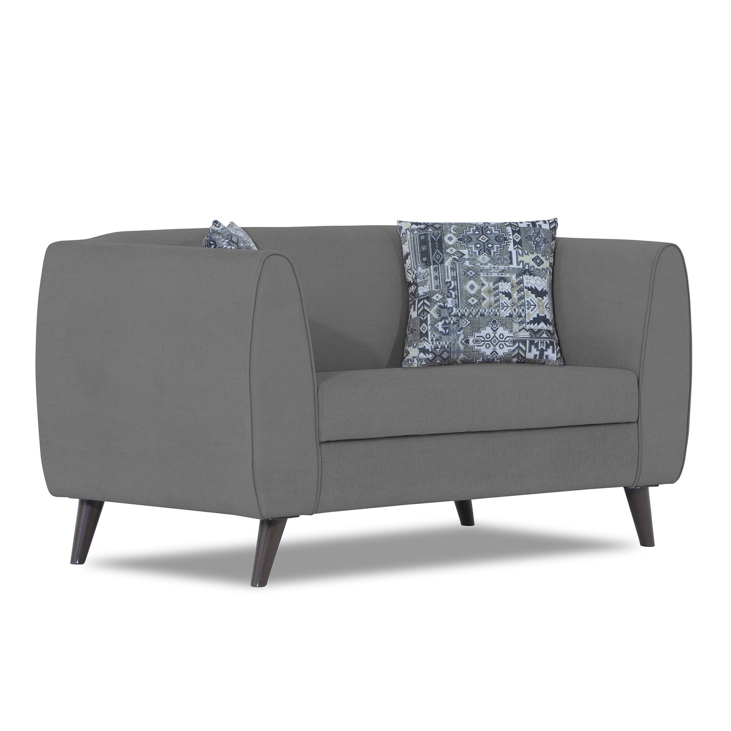 Adorn India Mason 2 Seater Sofa (Aqua Blue)