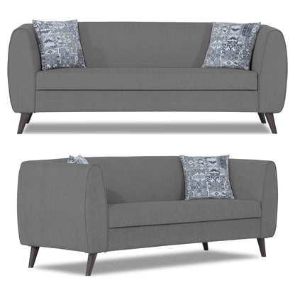 Adorn India Mason 3+1+1 5 Seater Sofa Set (Aqua Blue)