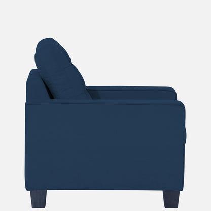 Adorn India Raptor 1 Seater Sofa (Blue)