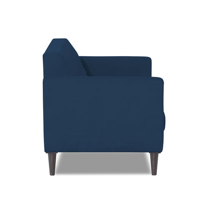Adorn India Daniel 3 Seater Sofa (Blue) (3 Year Warranty)