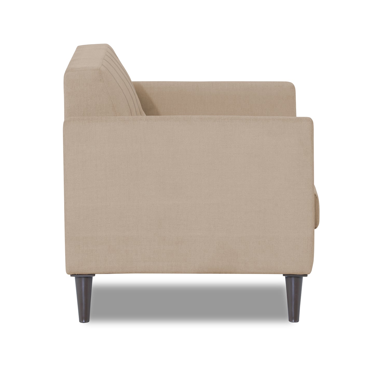 Adorn India Dannis 2 Seater Sofa (Beige) (3 Year Warranty)