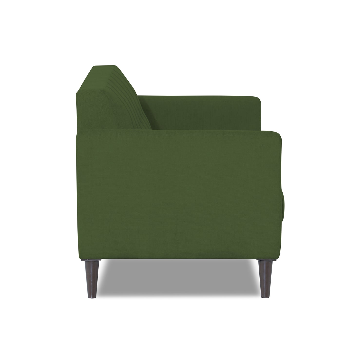 Adorn India Daniel 3 Seater Sofa (Green) (3 Year Warranty)