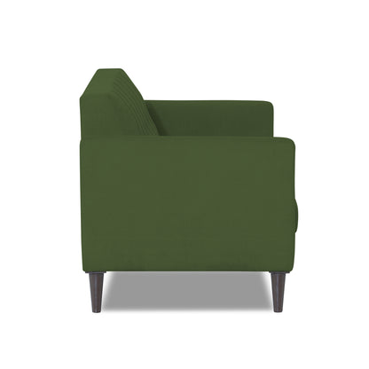 Adorn India Daniel 3 Seater Sofa (Green) (3 Year Warranty)
