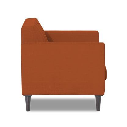 Adorn India Dannis 2 Seater Sofa (Rust) (3 Year Warranty)