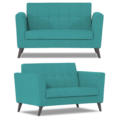 Adorn India Dannis 3+2 5 Seater Sofa Set (Aqua Blue) (3 Year Warranty)