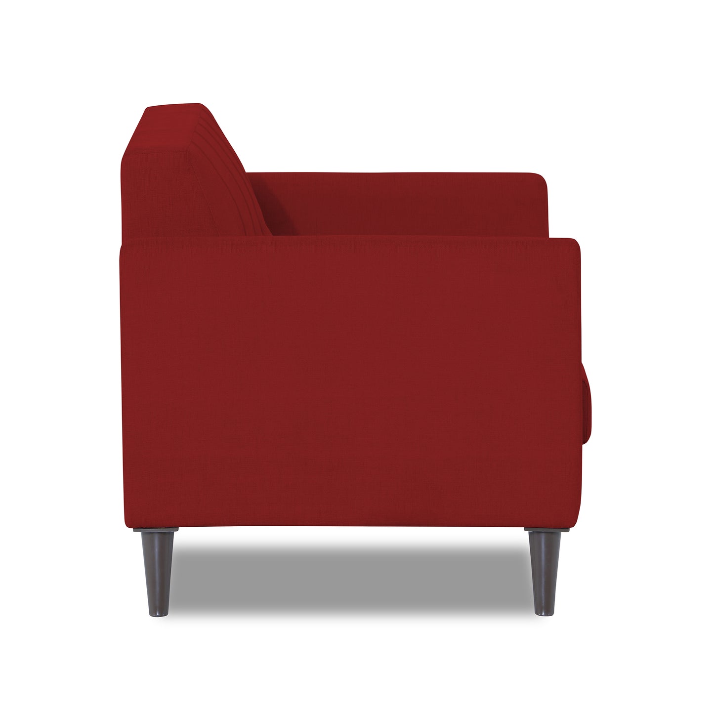 Adorn India Dannis 2 Seater Sofa (Red) (3 Year Warranty)