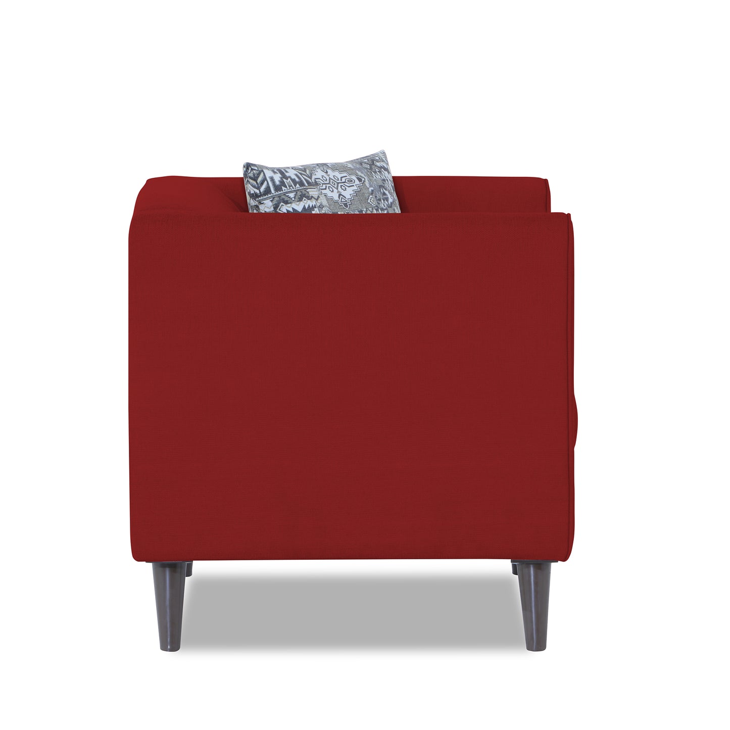 Adorn India Mason 1 Seater Sofa (Aqua Blue)