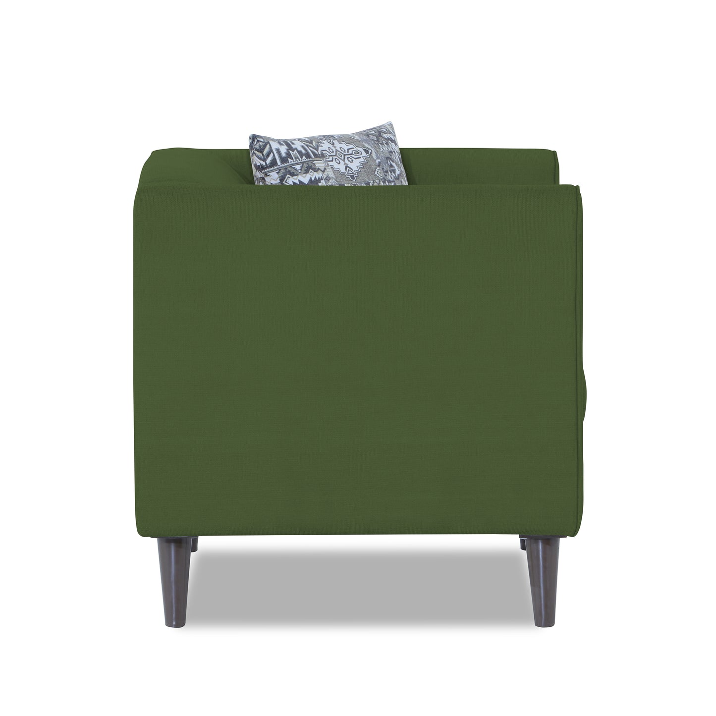 Adorn India Mason 1 Seater Sofa (Aqua Blue)
