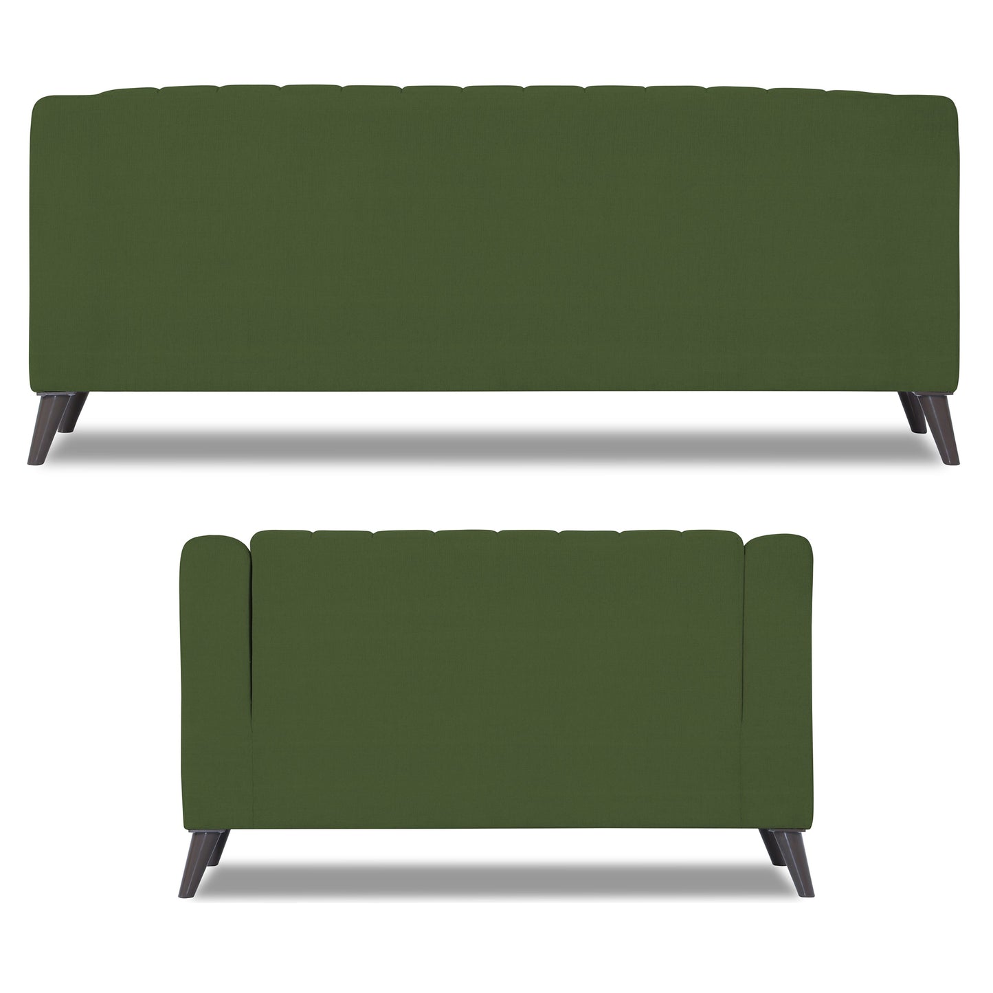 Adorn India Premium Laurel 3+2 5 Seater Sofa Set (Green) (3 Year Warranty)