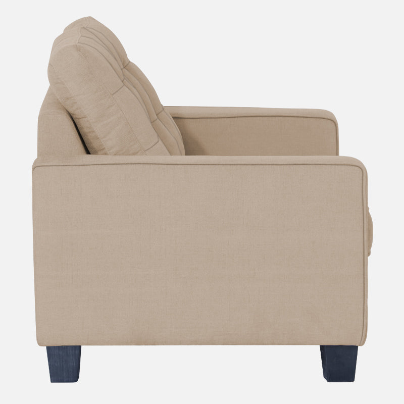 Adorn India Raptor 2 Seater Sofa (Beige)
