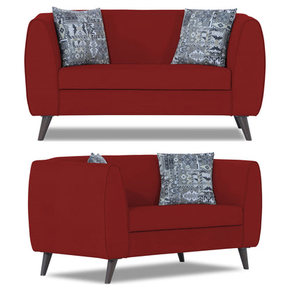 Adorn India Mason 3+2+1 6 Seater Sofa Set (Aqua Blue)