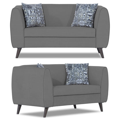 Adorn India Mason 3+2+1 6 Seater Sofa Set (Aqua Blue)