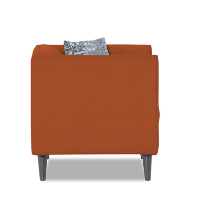 Adorn India Mason 1 Seater Sofa (Aqua Blue)