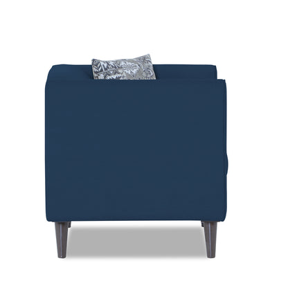 Adorn India Mason 1 Seater Sofa (Aqua Blue)