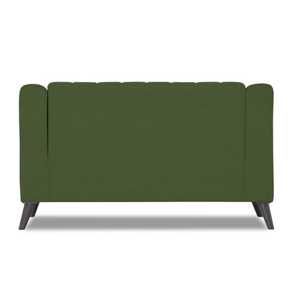 Adorn India Premium Laurel 2 Seater Sofa (Green) (3 Year Warranty)
