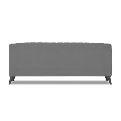 Adorn India Premium Laurel 3 Seater Sofa (Grey) (3 Year Warranty)