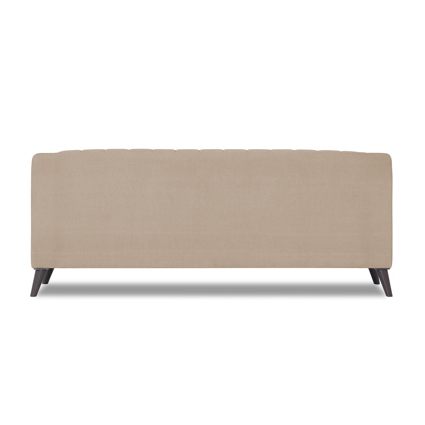 Adorn India Premium Laurel 3 Seater Sofa (Beige) (3 Year Warranty)