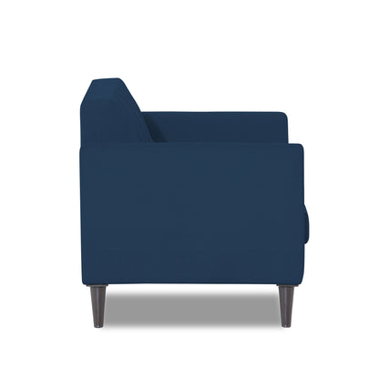 Adorn India Daniel 2 Seater Sofa (Blue) (3 Year Warranty)