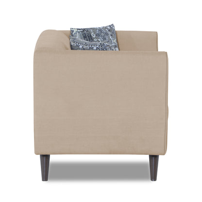Adorn India Mason 2 Seater Sofa (Aqua Blue)