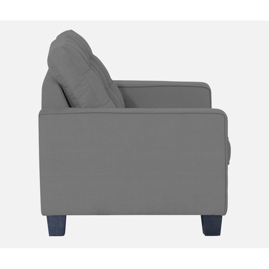 Adorn India Raptor 2 Seater Sofa (Grey)