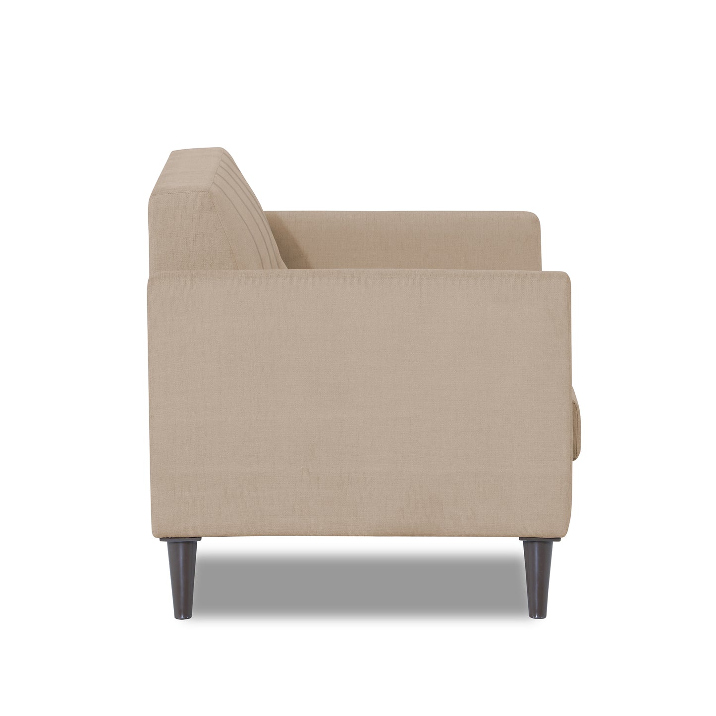 Adorn India Daniel 2 Seater Sofa (Beige) (3 Year Warranty)