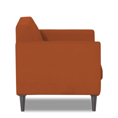 Adorn India Daniel 2 Seater Sofa (Rust) (3 Year Warranty)