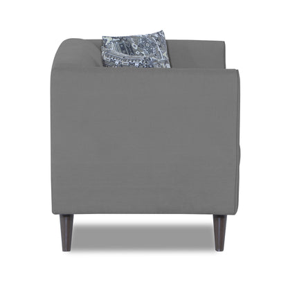 Adorn India Mason 2 Seater Sofa (Aqua Blue)