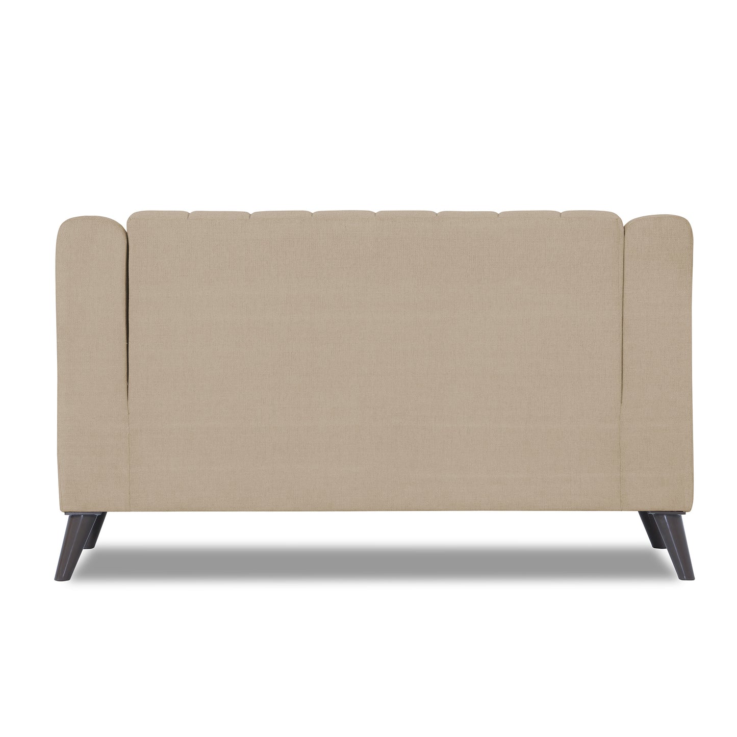 Adorn India Premium Laurel 2 Seater Sofa (Beige) (3 Year Warranty)