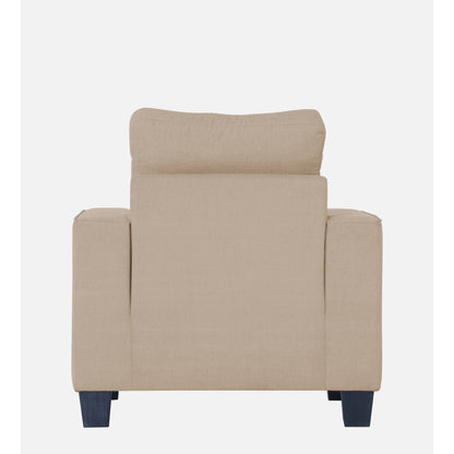Adorn India Raptor 1 Seater Sofa (Beige)
