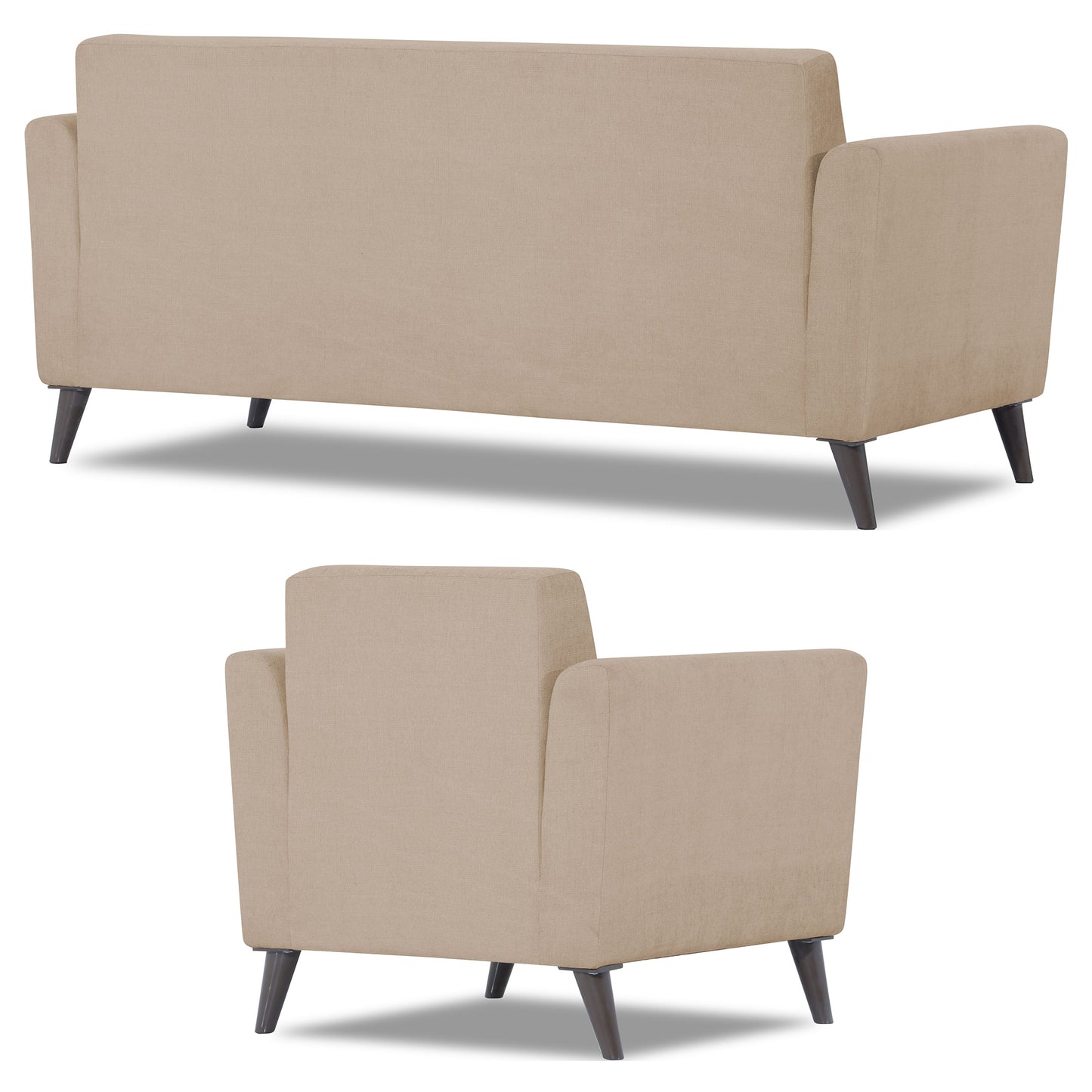 Adorn India Daniel 3+1+1 5 Seater Sofa Set