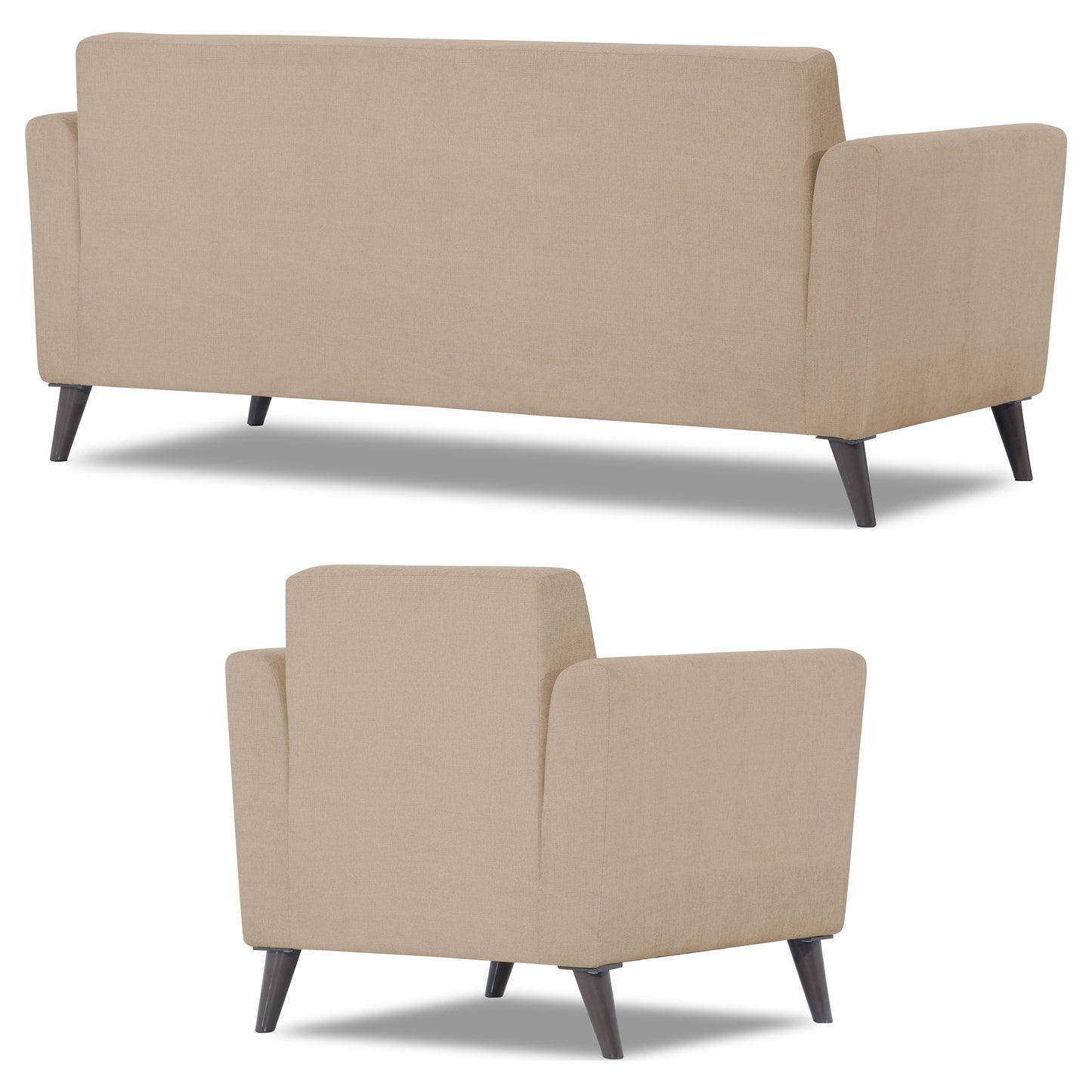 Adorn India Dannis 3+1+1 5 Seater Sofa Set