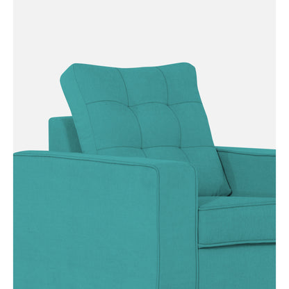 Adorn India Raptor 1 Seater Sofa (Aqua Blue)