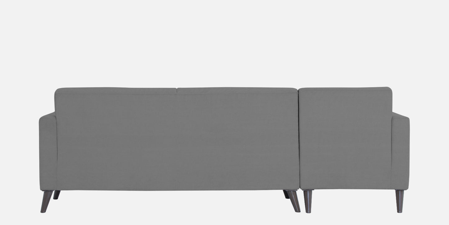 Adorn India Chilly L Shape 6 Seater Sofa Set LHS (Grey) (3 Year Warranty)