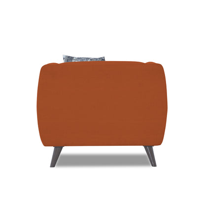Adorn India Mason 1 Seater Sofa (Aqua Blue)